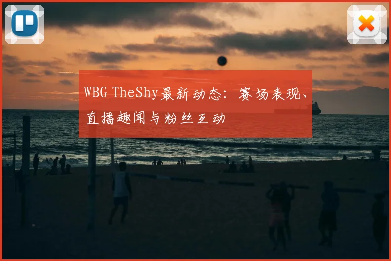 WBG TheShy最新动态：赛场表现、直播趣闻与粉丝互动